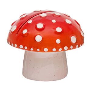 Červený kamenný stojací stojan na fotky 7x6 cm Mushroom – Sass & Belle