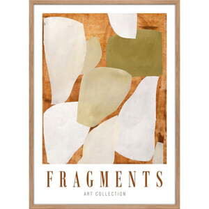 Plakát v rámu 52x72 cm Fragments    – Malerifabrikken