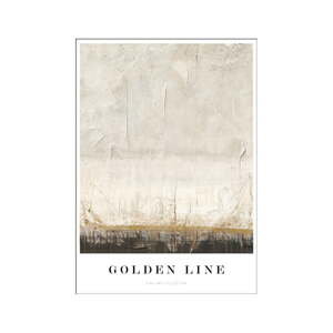 Plakát v rámu 52x72 cm Golden Line   – Malerifabrikken