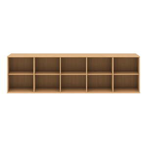 Závěsná knihovna v dekoru dubu v přírodní barvě 220x61 cm Mistral – Hammel Furniture