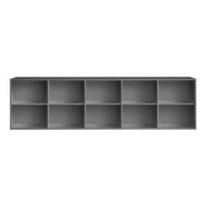Antracitová závěsná knihovna 220x61 cm Mistral – Hammel Furniture