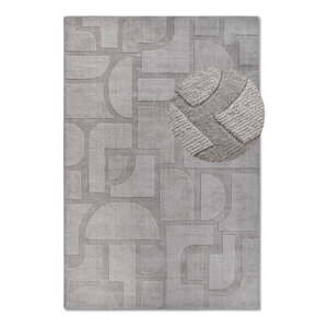 Šedý ručně tkaný vlněný koberec 190x280 cm Alexis – Villeroy&Boch