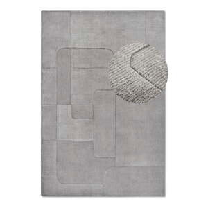 Šedý ručně tkaný vlněný koberec 190x280 cm Charlotte – Villeroy&Boch