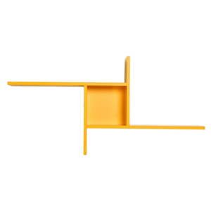 Žlutá patrová police 100 cm Cross – Kalune Design