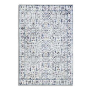 Světle modrý koberec 160x230 cm Saveh Cream Blue – Elle Decoration