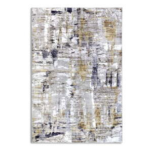 Světle šedý koberec 80x150 cm Malard Anthracite Gold – Elle Decoration