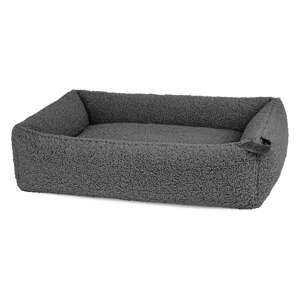 Tmavě šedý pelíšek pro psa z materiálu bouclé 65x80 cm Senso Graphite S/M – MiaCara