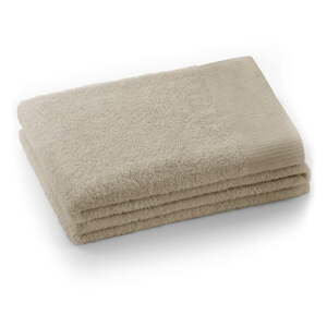 Béžový froté bavlněný ručník 50x100 cm Amari – AmeliaHome