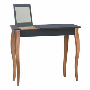 Grafitově šedý toaletní stolek se zrcadlem Ragaba Dressing Table, délka 105 cm