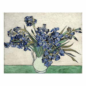 Reprodukce obrazu Vincenta van Gogha - Irises 2, 40 x 26 cm