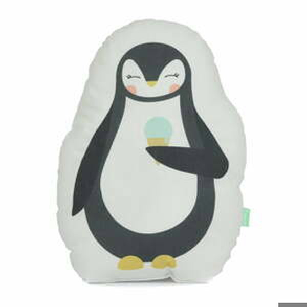 Polštářek z čisté bavlny Happynois Penguin, 40 x 30 cm