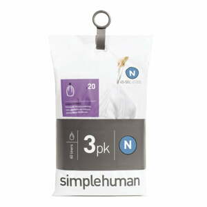 Pytle na odpadky 60 ks 50 l N - simplehuman