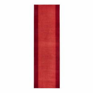 Červený běhoun Hanse Home Basic, 80 x 400 cm