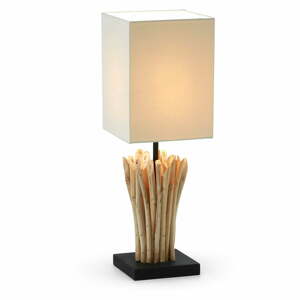 Béžová stolní lampa Kave Home Poob