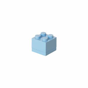 Světle modrý úložný box LEGO® Mini Box