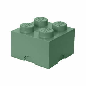 Zelený úložný box čtverec LEGO®