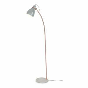 Šedá stojací lampa s betonovým stínidlem (výška 145 cm) Denver – it's about RoMi